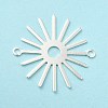 Brass Connector Charms KK-H435-10S-2