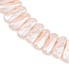 Electroplated Glass Pearl Beads Strands GL-CBA64F3-01D-2