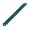 Handmade Rubberized Style Acrylic Curb Chains AJEW-JB00855-02-2
