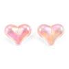 UV Plating Rainbow Iridescent Acrylic Beads PACR-T016-01A-4