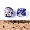 Handmade Foil Lampwork Beads Strands FOIL-T008-01B-4