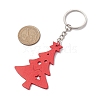 Christmas Tree Wood Pendant Keychain Sets KEYC-JKC00970-3