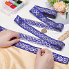 1Pc Ethnic Style Polyester Embroidery Ribbon OCOR-ME0001-36B-4