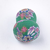 Handmade Polymer Clay Beads CLAY-T017-12-4