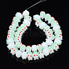 Handmade Bumpy Lampwork Beads Strands LAMP-T017-01D-2