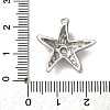 Brass Micro Pave Cubic Zirconia Pendants KK-C119-20B-P-3