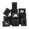 Rectangle Folding Paper Storage Boxes CON-WH0106-01A-02-1