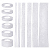 6 Styles 6 Rolls Polyester Ribbons SRIB-TA0001-27-1