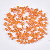 2-Hole Opaque Glass Seed Beads SEED-S023-28B-03-1