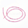 Cherry Quartz Glass Beads Strands G-F600-01-2