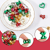 Christmas Theme Acrylic Beads Set OACR-SP0001-20B-6
