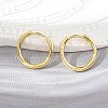 Brass Huggie Hoop Earrings EJEW-K083-29G-1