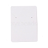 Rectangle Paper Necklace Display Cards CDIS-C004-05G-2