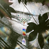 Glass Teardrop Hanging Suncatchers HJEW-WH0201-011-6