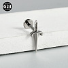 Sword G23 Titanium Cartilage Earrings WG0CACB-15-1