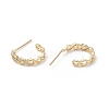 Cubic Zirconia Infinity Stud Earrings EJEW-B014-20G-2