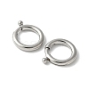 316 Surgical Stainless Steel Spring Gate Rings STAS-H234-06P-04-2