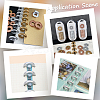 Hollow Heart ABS Plastic Loose Leaf Ring Round Binder Discs KY-SP0001-21A-02-5