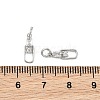 SHEGRACE Brass Micro Pave Clear Cubic Zirconia Charms XGRQ4N378-726P-3