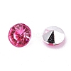 Imitation Taiwan Acrylic Rhinestone Pointed Back Cabochons GACR-A003-5mm-02-4