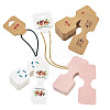 220Pcs 11 Styles Paper Necklace Display Cards CDIS-CD0001-03-2