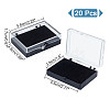 Rectangle Plastic Badge Storage Box CON-WH0001-23-2