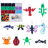 SUNNYCLUE DIY Animal Keychain Making Kit DIY-SC0022-57-1