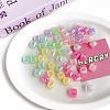 Opaque Acrylic European Beads OACR-F010-28-1