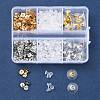 328Pcs 5 Style Brass & Plastic & 304 Stainless Steel Ear Nuts FIND-FS0001-86-7