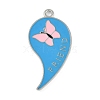 Alloy Enamel Pendants ENAM-D064-01B-1