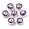 Alloy Enamel Beads X-ENAM-WH0047-14D-8mm-1