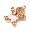 Christmas Theme Alloy Enamel Pendants ENAM-Q509-02KCG-03-2