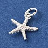 925 Sterling Silver Sea Animal Starfish Charms FIND-U013-16S-2