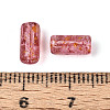 Picasso Transparent Glass Bugle Beads SEED-N010-02D-3