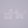 Baby Carriage Shaped Transparent Plastic Candy Boxes CON-WH0080-52C-2