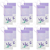 25Pcs Printed Cotton Organza Dried Flower Storage Drawstring Bags with Ribbon ABAG-SP0001-56B-1