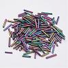 Glass Bugle Beads SEED-E001-9mm-83#-3