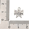 Rack Plating Brass Micro Pave Cubic Zirconia Charms KK-I716-22P-02-3