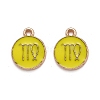 Alloy Enamel Pendants ENAM-S124-01B-14B-1