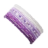 8Pcs Glass Seed Beads Stretch Bracelets for Women BJEW-MZ00270-4