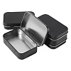 4Pcs Iron Jewelry Storage Boxes with Hinged Lid CON-SP0001-20A-1
