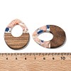 Resin and Walnut Pendants FIND-R051-10A-3