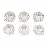 Non-Tarnish 304 Stainless Steel Stud Earring Findings STAS-S079-34B-3