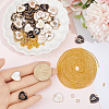 52Pcs 2 Colors Alloy Enamel Pendants Kits DIY-BM0001-46-3