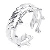 Fashionable Titanium Steel Open Cuff Rings for Men and Women ZF9494-1-1