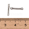 Non-Tarnish 304 Stainless Steel Connector Charms X-STAS-Q323-10P-3