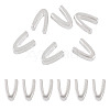 6Pcs 925 Sterling Silver Hollow Initial Beads STER-TA0001-53V-1