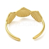 Shell Shape 304 Stainless Steel Open Cuff Rings for Women RJEW-Z043-02D-3