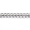 Tarnish Resistant 201 Stainless Steel Cuban Link Chains CHS-G017-12P-1