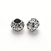 Tibetan Style Alloy European Beads X-TIBE-N006-76AS-LF-2